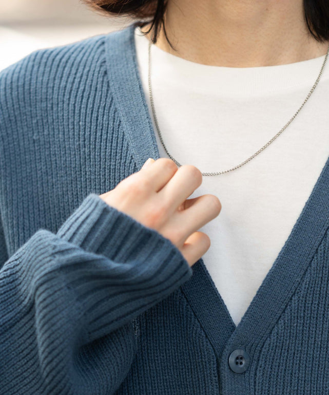 ワンポイントニットカーディガン