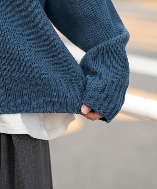 ワンポイントニットカーディガン