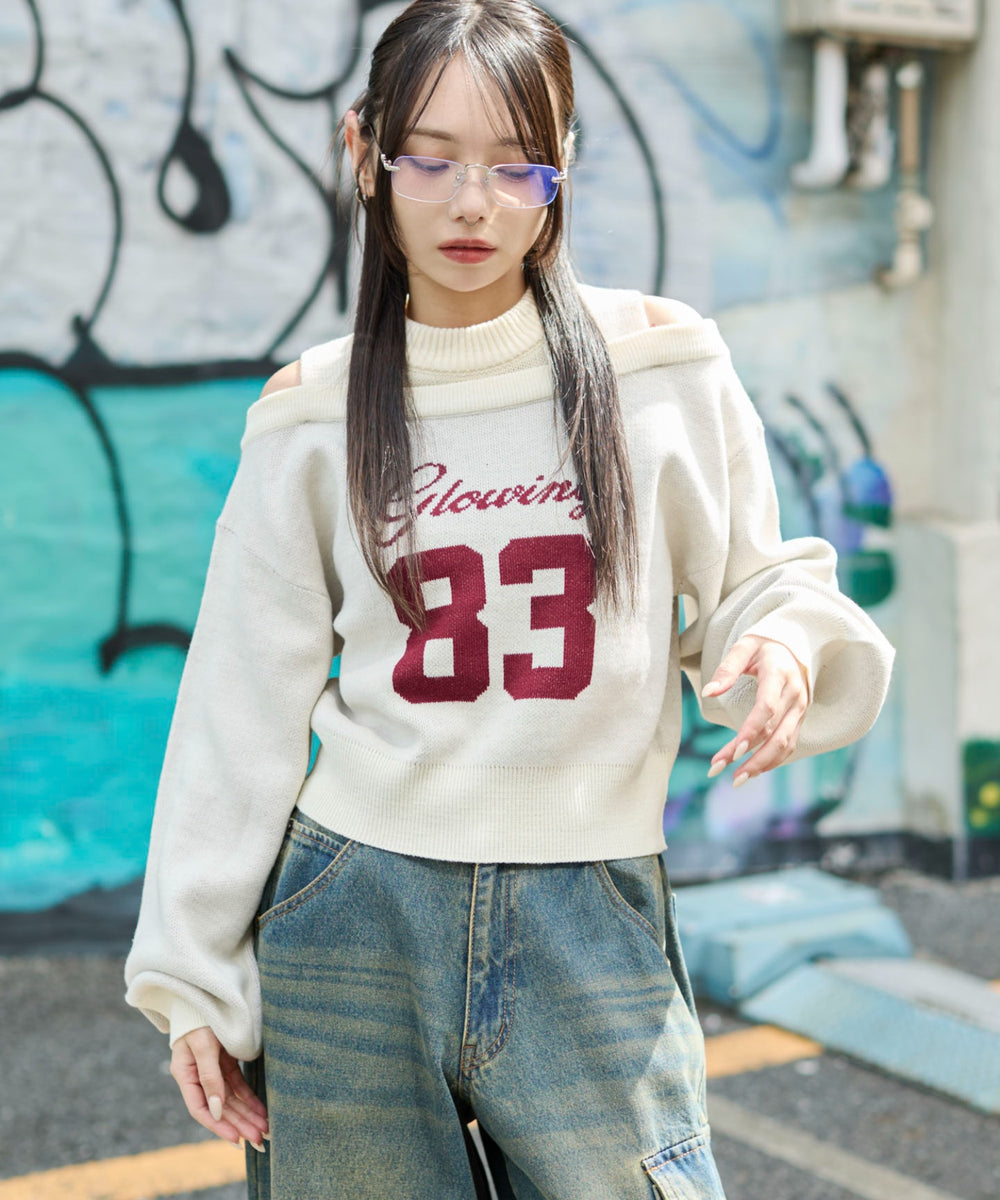 ホワイトアイボリー　モデル：159cm F着用