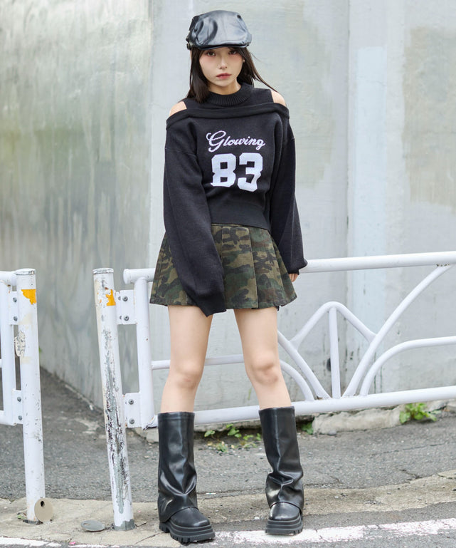 カモフラプリーツスカパン｜WEGO（ウィゴー） – WEGO ONLINE STORE