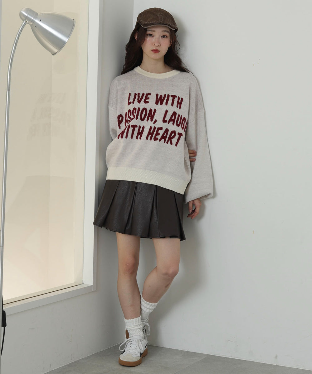 オフホワイト　モデル：163cm F着用