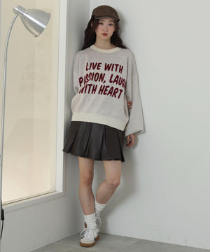 オフホワイト　モデル：163cm F着用