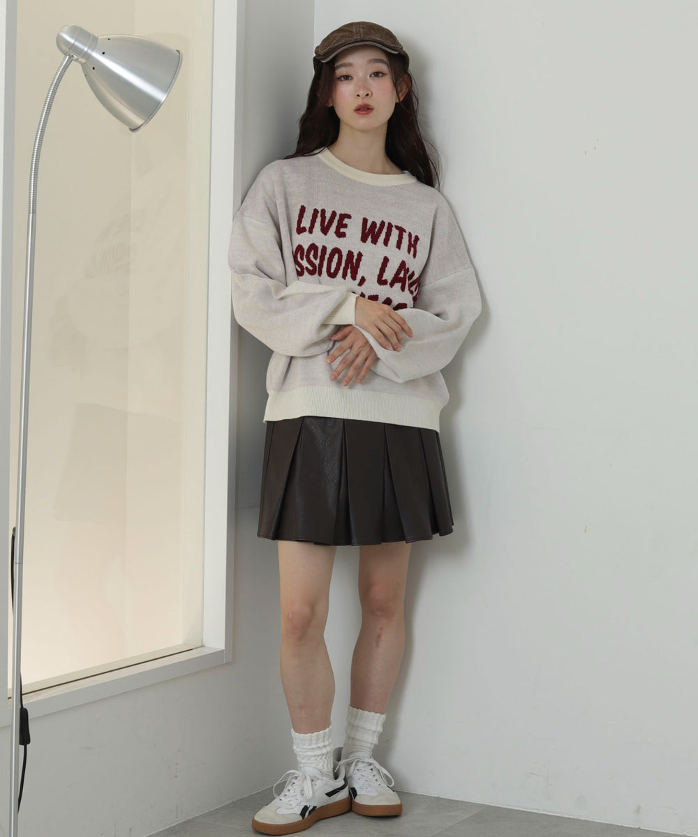 オフホワイト　モデル：163cm F着用