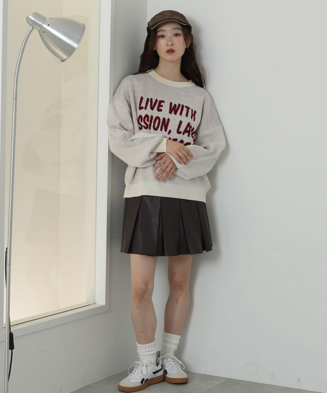 オフホワイト　モデル：163cm F着用