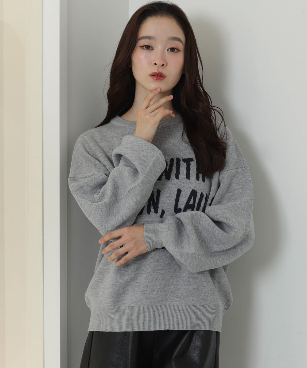 杢グレー　モデル：163cm F着用