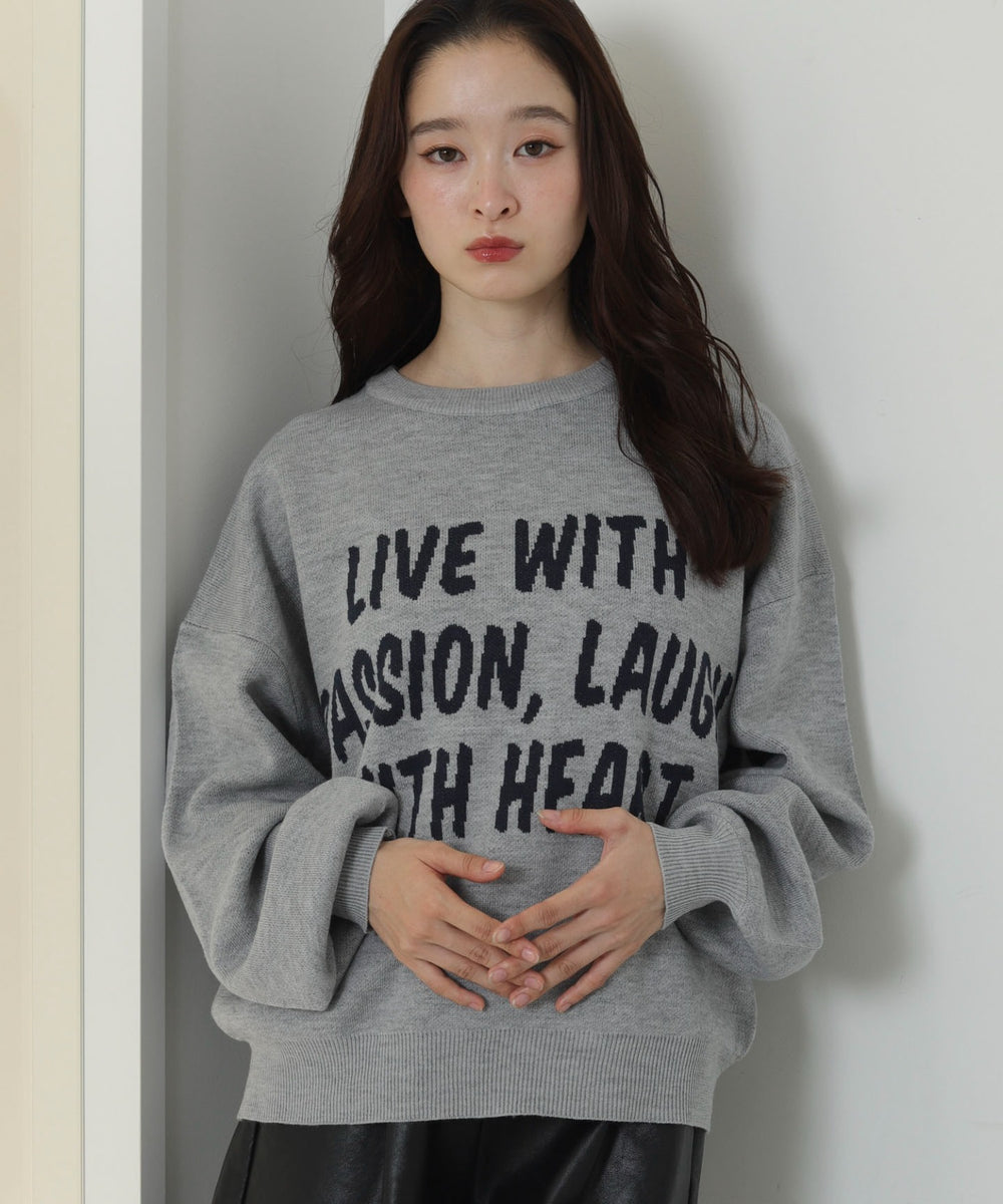 杢グレー　モデル：163cm F着用