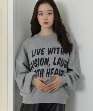 杢グレー　モデル：163cm F着用