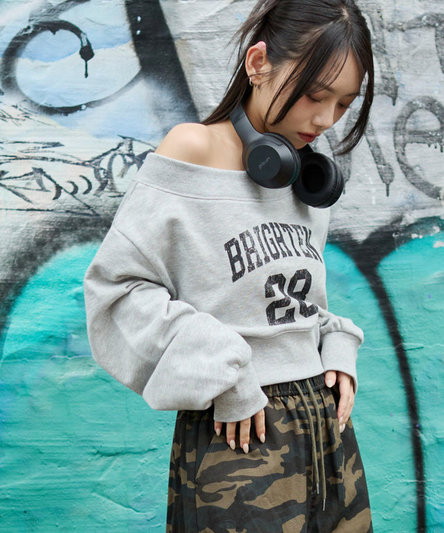 オフショルショートスウェット｜WEGO（ウィゴー） – WEGO ONLINE