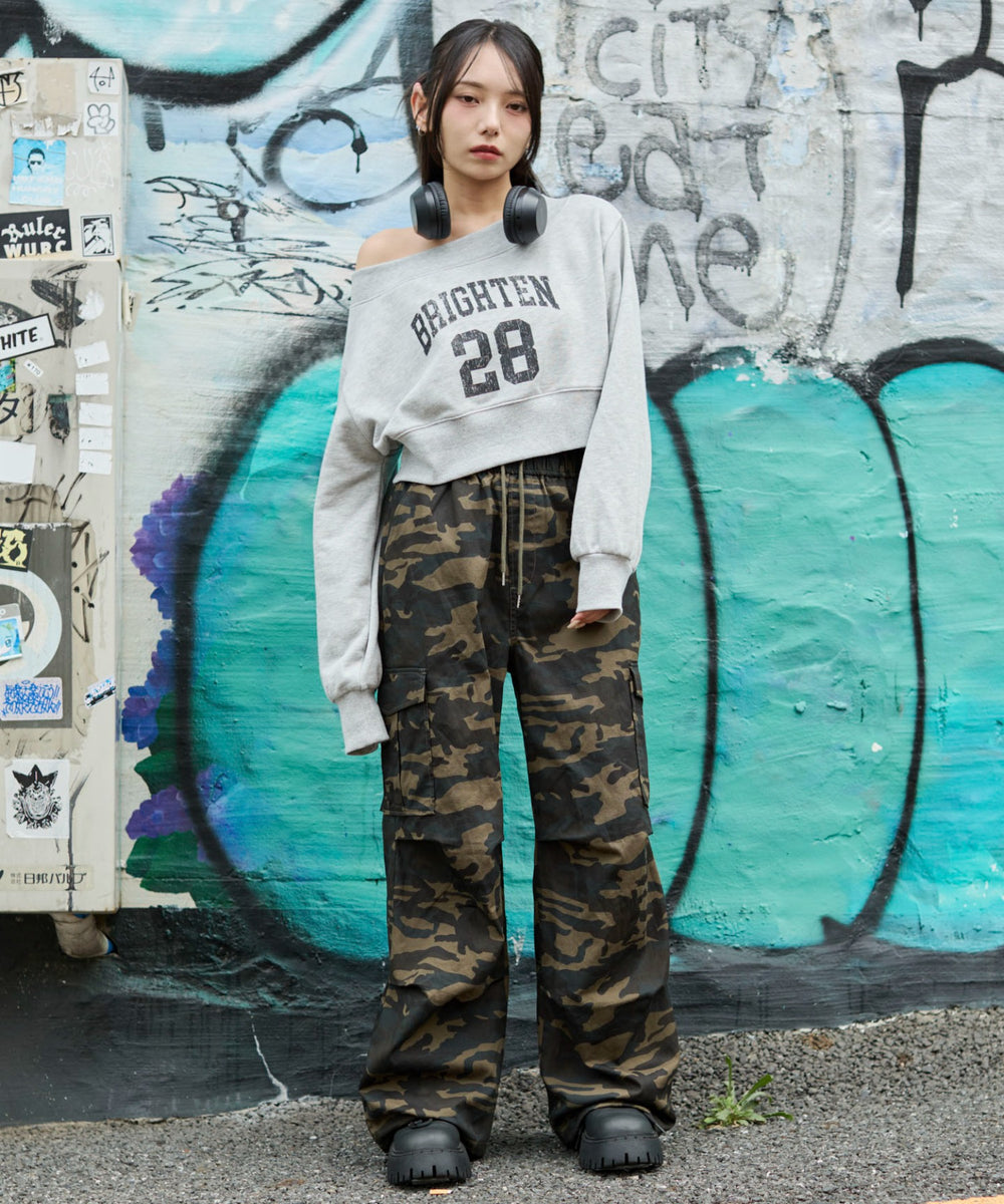 杢グレー　モデル：159cm F着用