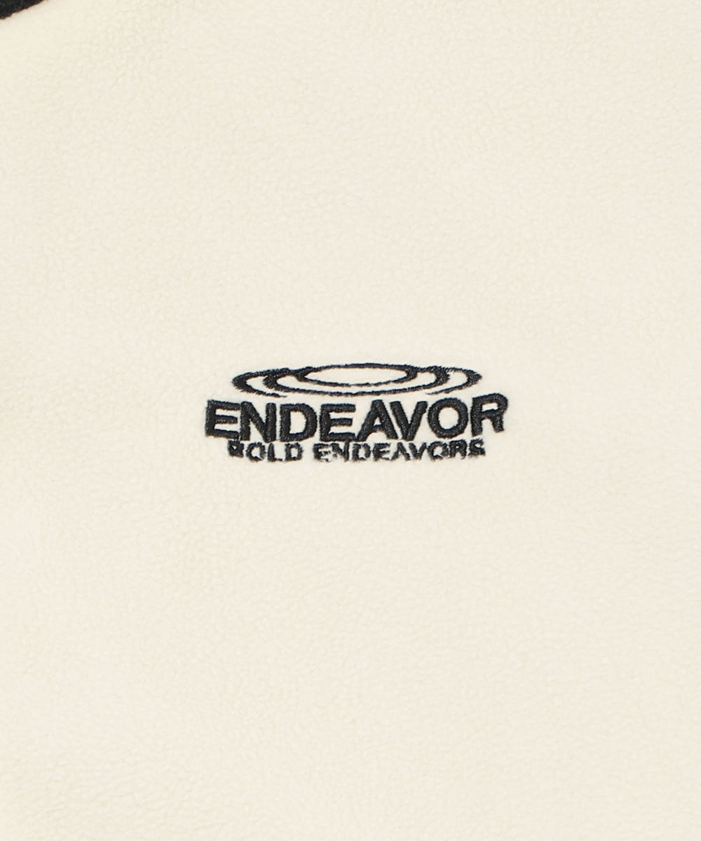 リバーシブルフリースブルゾン