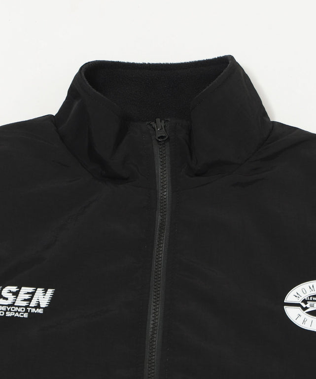 リバーシブルフリースブルゾン