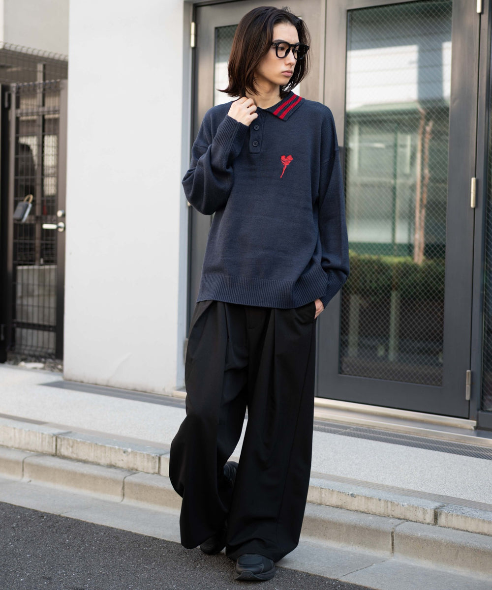 ネイビー モデル：175cm L着用