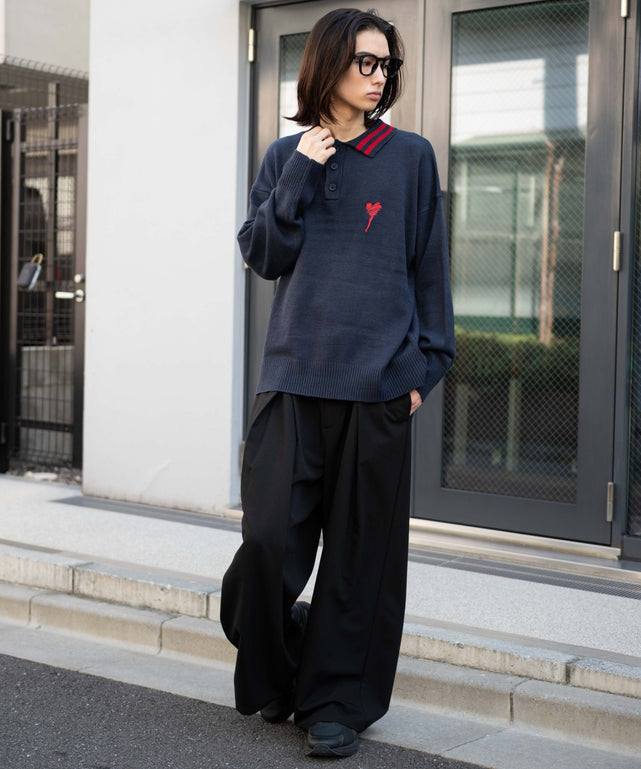 ネイビー モデル：175cm L着用