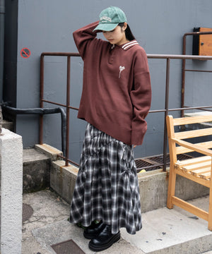 ブラウン　モデル：160㎝　L着用