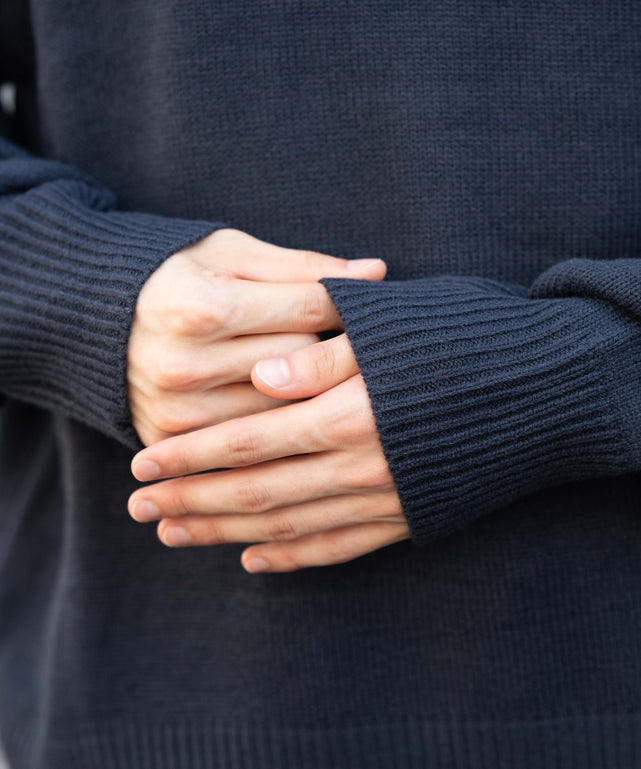 ラインポロニットプルオーバー