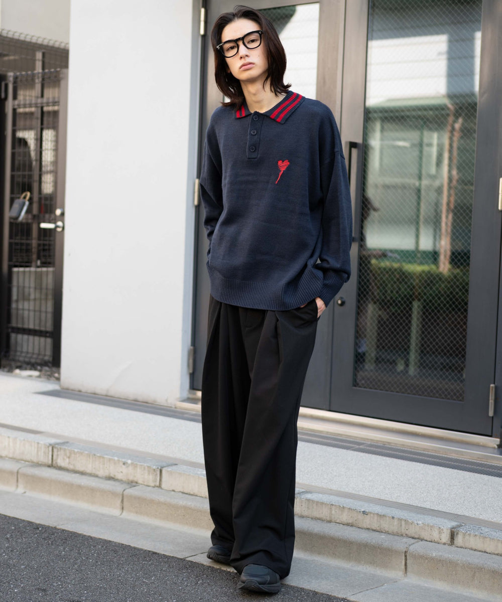 ネイビー モデル：175cm L着用