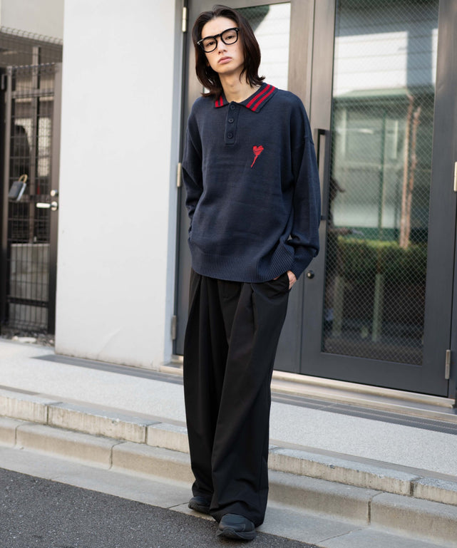 ネイビー モデル：175cm L着用