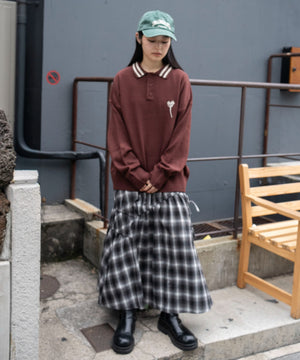 ブラウン　モデル：160㎝　L着用