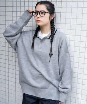 グレー　モデル：160㎝　L着用