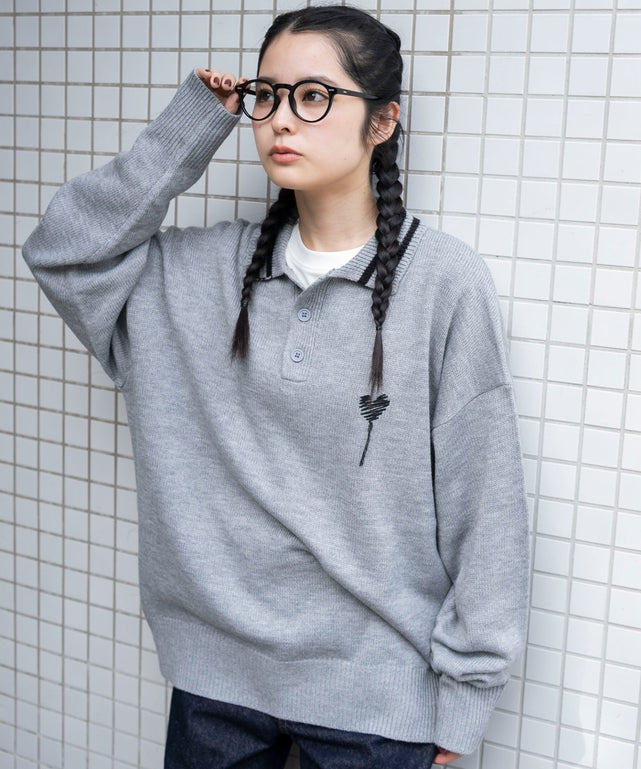 グレー　モデル：160㎝　L着用