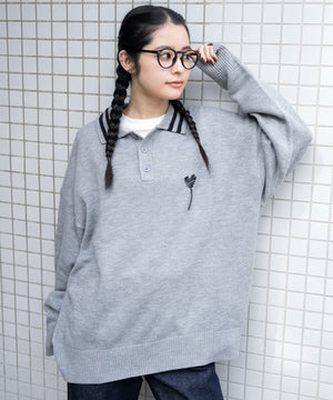 グレー　モデル：160㎝　L着用