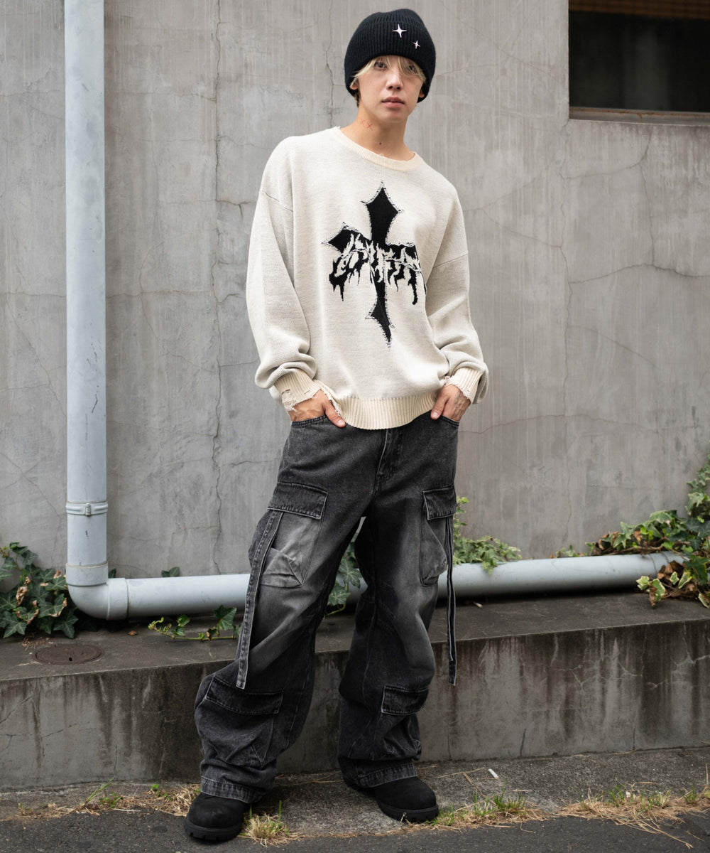 オフホワイト モデル：175cm L着用