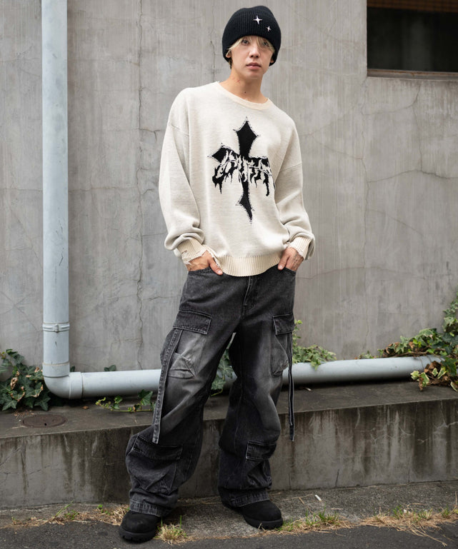 オフホワイト モデル：175cm L着用