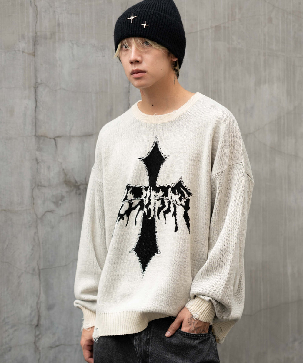 オフホワイト モデル：175cm L着用