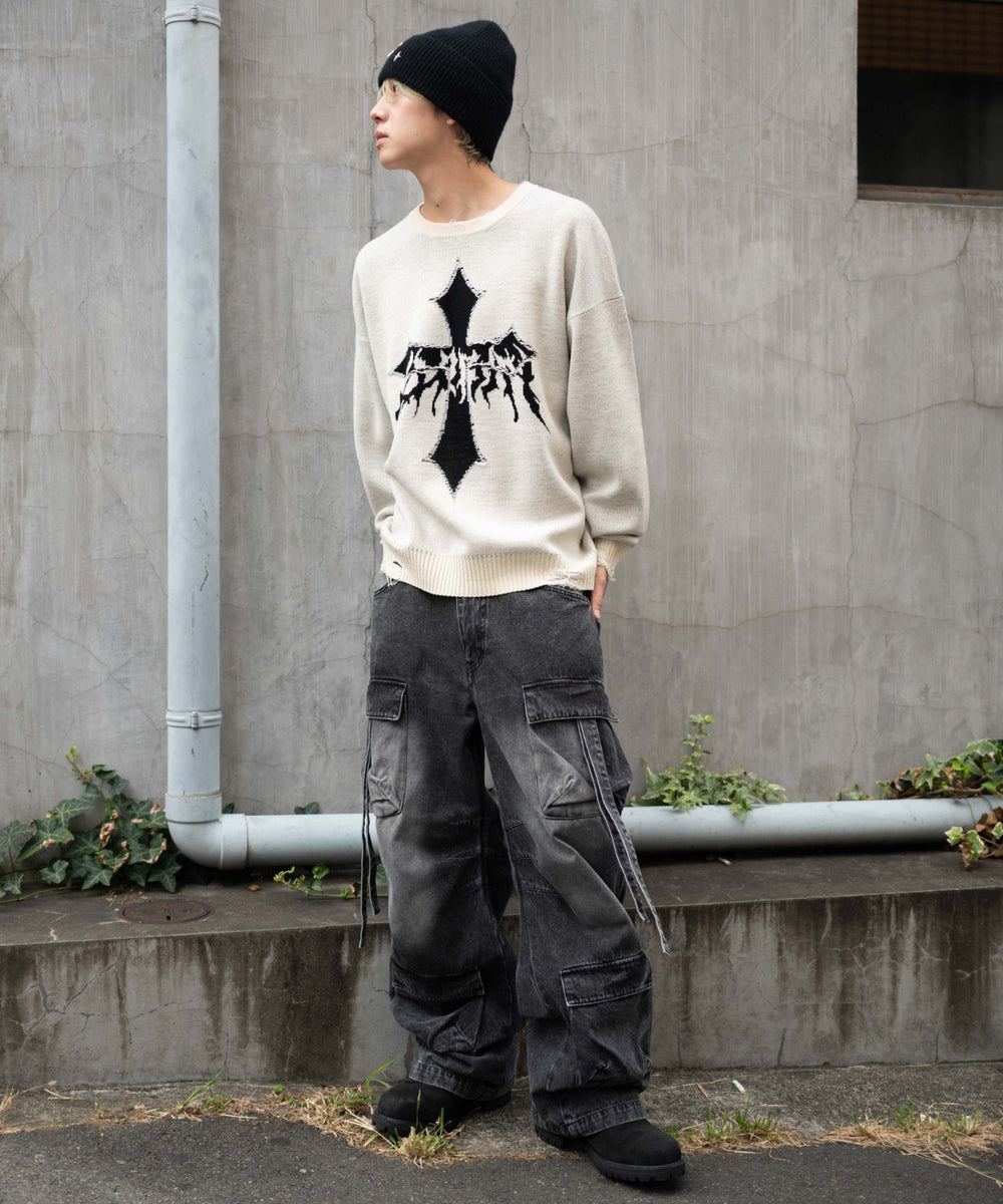 オフホワイト モデル：175cm L着用