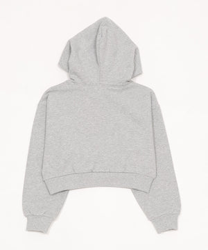 ロゴショートプルパーカー