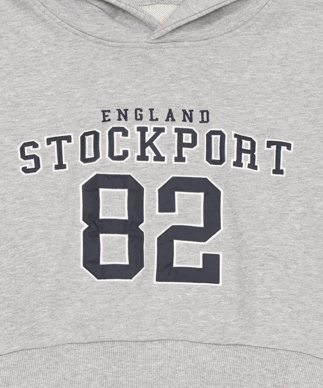 ロゴショートプルパーカー