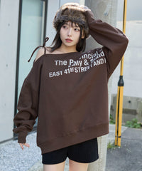 柄４(ロゴ×ブラウン) / F