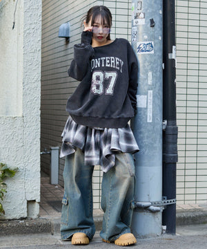 柄２　モデル：159cm F着用