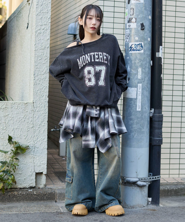 柄２　モデル：159cm F着用