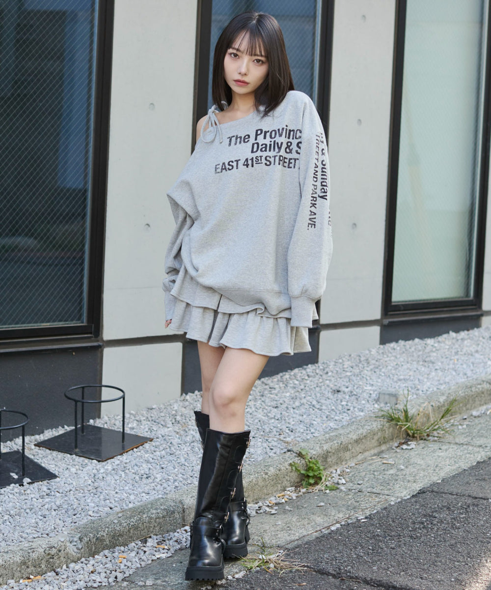 柄３　モデル：159cm F着用