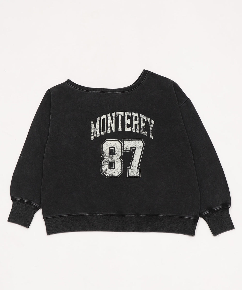 裏起毛2WAYグラフィックワンショルBIGスウェット