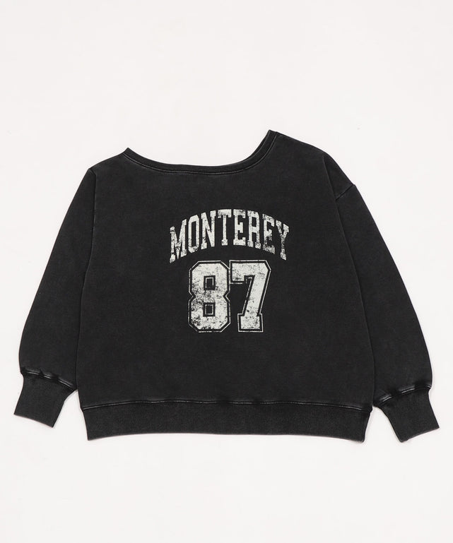 裏起毛2WAYグラフィックワンショルBIGスウェット