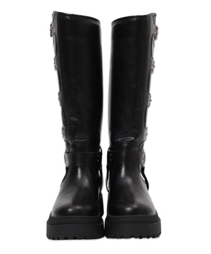 ハトメベルトロングブーツ