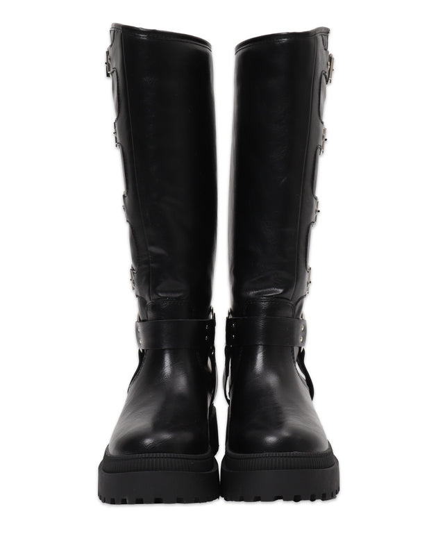 ハトメベルトロングブーツ