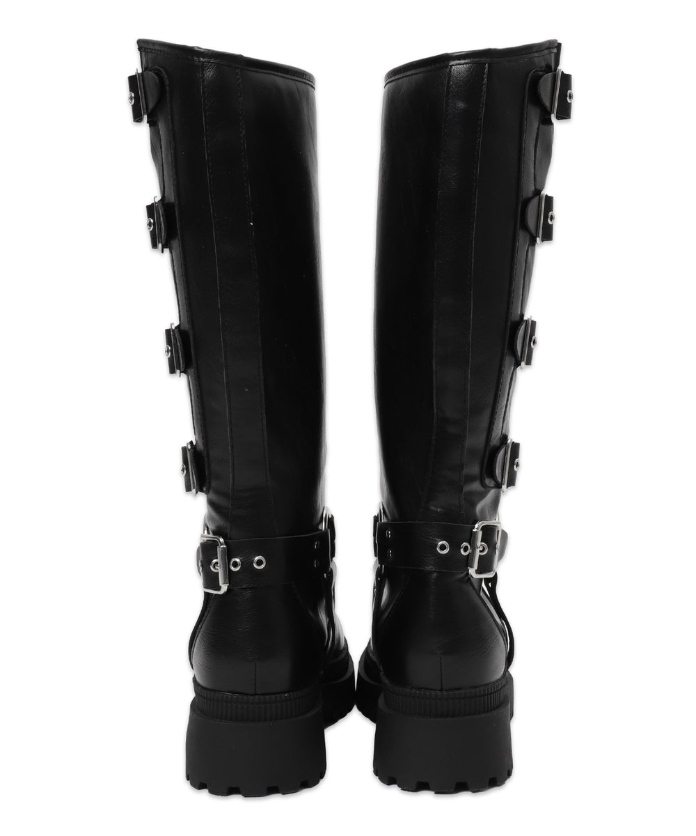 ハトメベルトロングブーツ