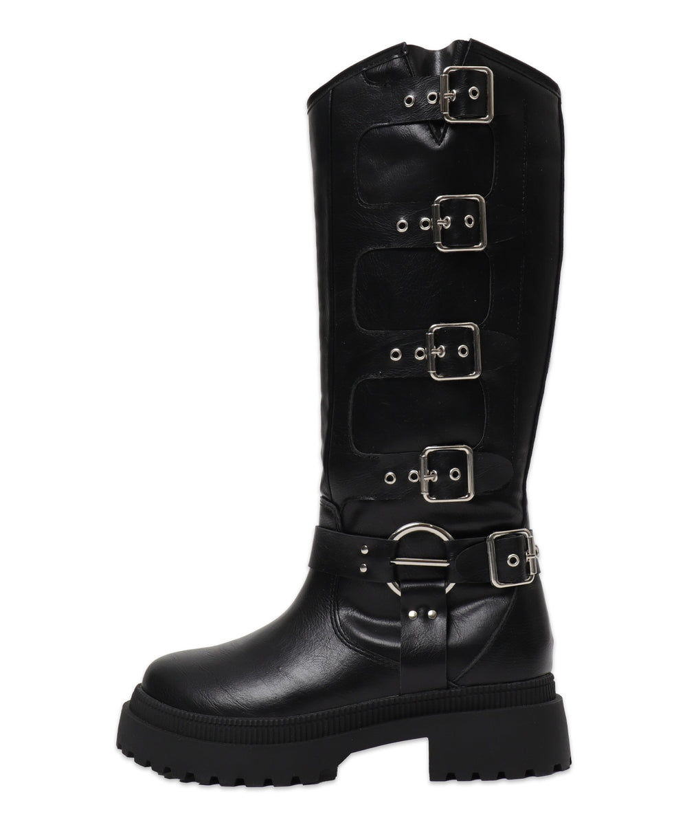 ハトメベルトロングブーツ