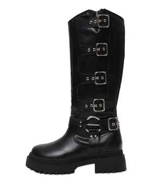 ハトメベルトロングブーツ