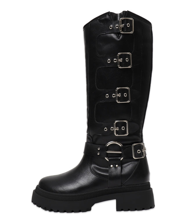 ハトメベルトロングブーツ