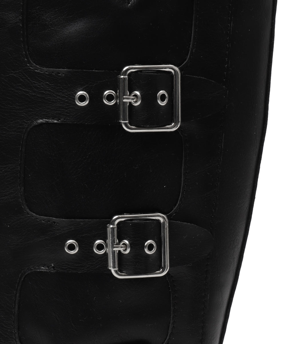 ハトメベルトロングブーツ