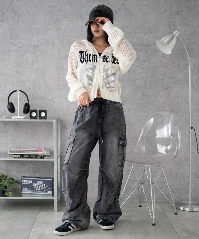 デニムブラックソノタ モデル：160cm M着用