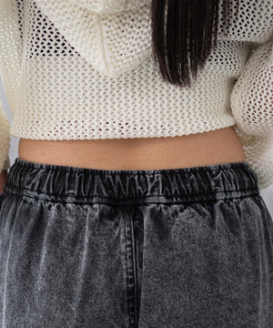 デニムイージーパラシュートカーゴパンツ