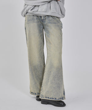 デニム淡加工 モデル：162cm S着用