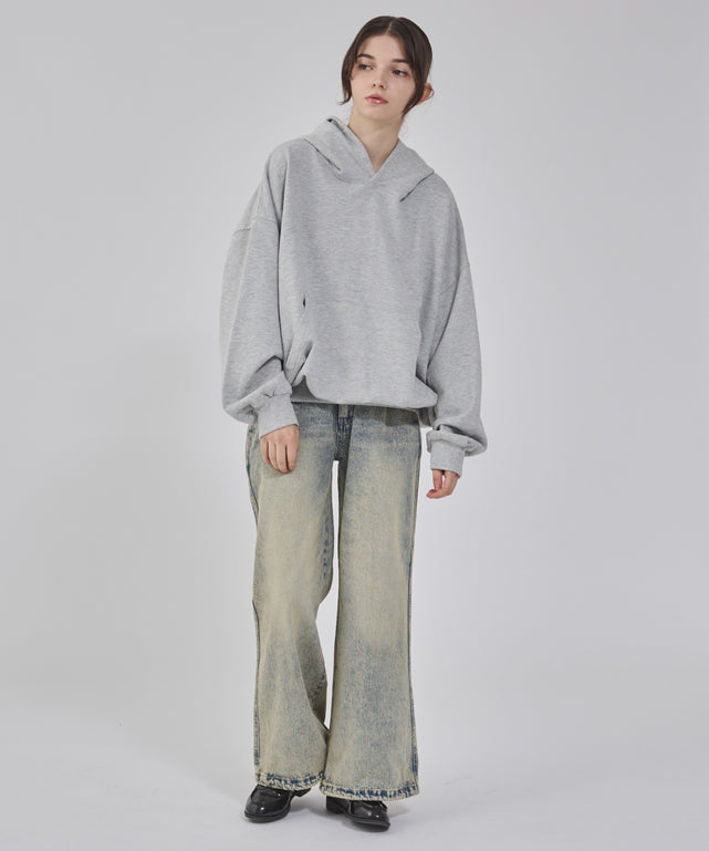 デニム淡加工 モデル：162cm S着用