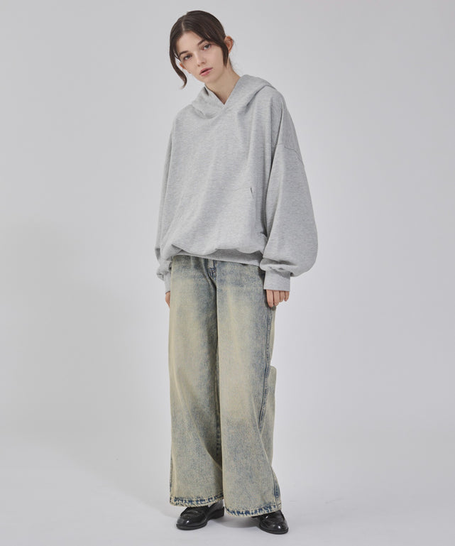 デニム淡加工 モデル：162cm S着用