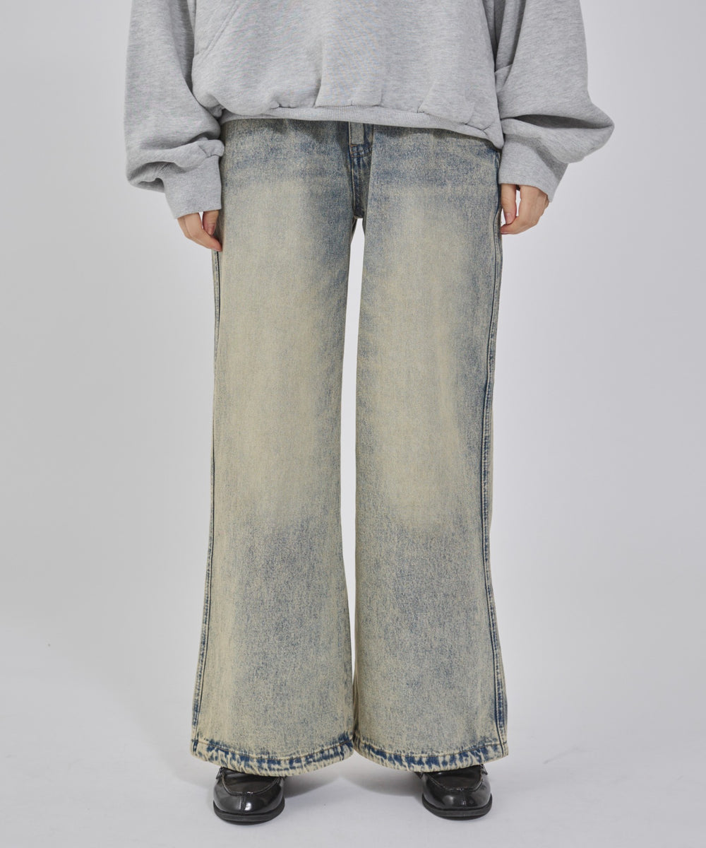 デニム淡加工 モデル：162cm S着用